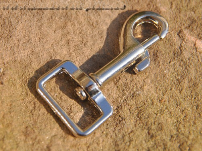 Bolzenhaken mit Wirbel, klein, 52mm