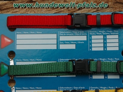 6 Stk. Nylon-Welpenhalsb�nder, Set 2
