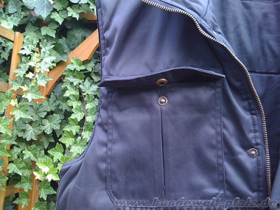 Hundef�hrerweste gef�ttert, Schwarz