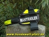 Equest-Dox Slogan-Satz Mantrailer, silber reflektierend