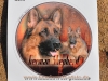 .Design-Aufkleber Dt. Sch�ferhund, 10cm