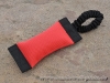 Beisswurst aus Schlauchmaterial 29x8cm, Rot/Schwarz