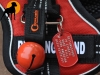 Gepr�gte Hundemarke, Red Edition, Style 1