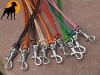 Pfeifenband Freestyle aus Rundleder 2mm, mit Karabiner