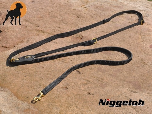 Niggeloh Umhängeleine GRIP 15mm schwarz, 320cm