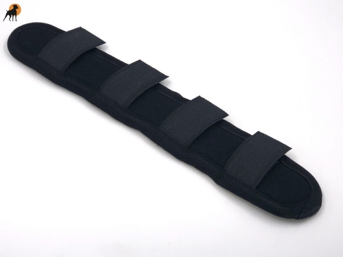 Neoprenschoner für Halsband und Leine 25 x 4cm, schwarz