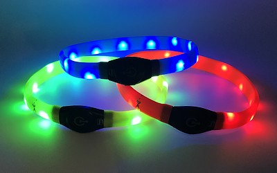 Leuchthalsungen + Blinklichter