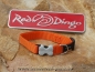 Preview: Red Dingo Halsband 12mm, orange