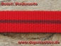 Preview: Feltmann Vario-Schlauchbandleine 15mm, Rot