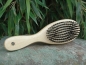 Preview: Holz-Hundebürste 23x6,5cm, oval, beidseitig