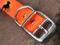 Preview: Biothane Crystal Halsband 29cm x 13mm, Signalorange
