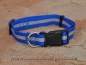 Preview: Reflektor-Halsband 20mm x 40-55cm, Blau