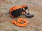 Preview: Mystique Dummy Ball Marker Ø ca. 7cm x 150g., Schwarz/Orange