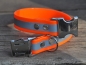 Preview: HWP Biothane Reflect Halsband 19mm, mit Alu-Verschluß
