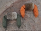 Preview: Apportierdummy 3-tlg., 3kg mit Kaninchenfellring