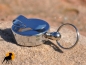 Preview: Clicker Zinger aus Metall mit ausziehbarer Drahtschnur