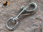 Preview: Edelstahl Bolzenhaken mit Ring, mittel, 80x12mm