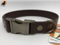 Preview: Biothane Maßhalsband ANTIK EDITION, 25mm, Beschläge und Vernietung in Antik-Optik