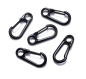Preview: Mini-Karabiner, ca. 3 x 1,5cm, Pulverbeschichtet