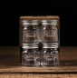 Preview: O'Donnell Moonshine Shotglas 4 Stk. a´50ml mit Deckel