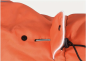 Preview: Hundemantel signalorange, wasserabweisend, 55cm
