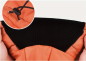 Preview: Hundemantel signalorange, wasserabweisend, 55cm