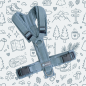 Preview: annyX Brustgeschirr Fun, Wacholder (Trendfarbe 2026)