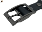 Preview: Biothane Beta Paracord Adapter 25mm mit Dornschnalle eckig, Gun Metal