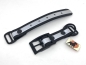 Preview: Biothane Reflect Paracord Adapter 25mm mit Dornschnalle eckig, schwarz