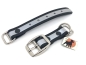 Preview: Biothane Reflect Paracord Adapter 25mm mit Dornschnalle rund, chrom