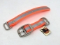 Preview: Biothane Reflect Paracord Adapter 25mm mit Dornschnalle rund, chrom