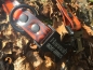 Preview: HWP Biothane Camouflage Halsband 25mm mit Metallschluß und Gravur