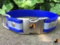 Preview: HWP Biothane Beta Reflect Maßhalsband 19mm mit Alu-Verschluß
