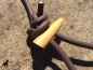 Preview: HWP Biothane Coated Rope Moxon Führleine 6mm x 110cm, mit Holzknebeln