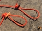 Preview: HWP Biothane Coated Rope Moxon Führleine 6mm x 110cm, mit Holzknebeln