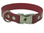 Preview: HWP Biothane Crystal Halsband mit Alu-Verschluß, Rubinrot