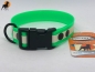 Preview: HWP Biothane Glow Maßhalsband FUN 25mm, fluoriszierend, mit Wienerlock PVC Verschluß