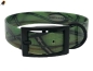 Preview: Biothane Camouflage Halsband Classic mit Dornschnalle Eckig, Breite: 25mm