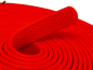 Preview: HWP Biothane Bubbles Super Heavy Doppelführleine 3-fach, 16mm x 230cm, Signalorange