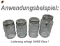 Preview: Moonshine Teelicht-Lampenaufsatz mit Bügel für Mason Jar Gläser, silber