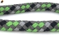 Preview: G2 Tauwerk Halsband Basic, rund geflochten, mit Zugstop, Green Flash