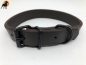 Preview: HWP Fettleder Halsband Basic Black, Breite: 19mm