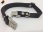 Preview: Fettleder Halsband 19mm x 30-50cm, mit Alumax-Verschluß, stufenlos verstellbar