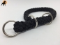 Preview: G1 Tauwerk Halsband Basic 15mm mit Zugstop, rund geflochten, Schwarz