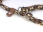 Preview: Tauwerk Agility & Retrieverleine G2 Classic 150cm, rund geflochten, Cappuccino