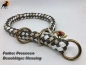 Preview: G2 Tauwerk Halsband Basic, rund geflochten, mit Zugstop, Prosecco