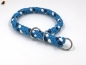 Preview: G2 Tauwerk Halsband Basic, rund geflochten, mit Zugstop, Atlantis