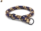 Preview: G2 Tauwerk Halsband Basic, rund geflochten, mit Zugstop, Blue Creek