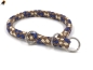 Preview: G2 Tauwerk Halsband Basic, rund geflochten, mit Zugstop, Blue Creek