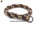 Preview: G2 Tauwerk Halsband Basic, rund geflochten, mit Zugstop, Cappuccino